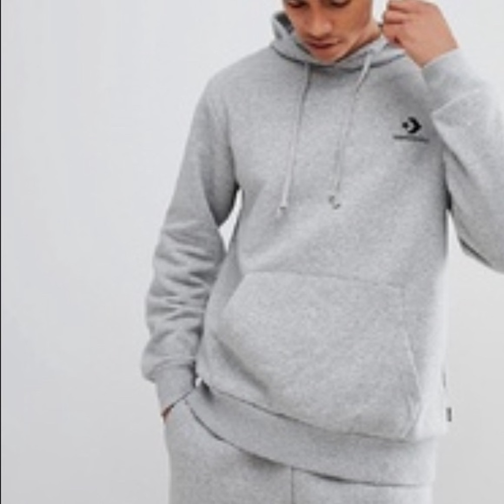 Converse StarChevron Embroidered Pullover Hoodie Men's Size S L 10008814-a03 - Picture 2 of 6